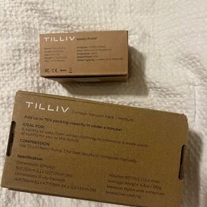 TILLIV Nano Pump and Compak Vacuum Pack - Travel